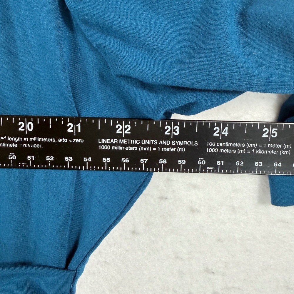 J. Jill Dress Womens XL Atlantic Blue Faux Wrap Short Sleeve Wearever Minimalist - Picture 5 of 9